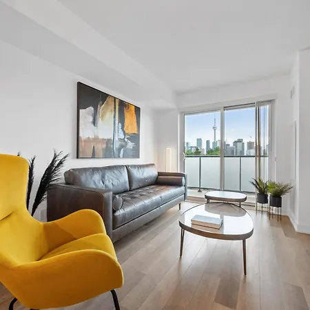 Sleek 1Br & Office Condo - Cn Tower, Skyline View